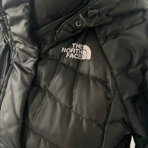 The North Face Goose Down Filled Long Black Puffer Jacket - Picture 5 of 12